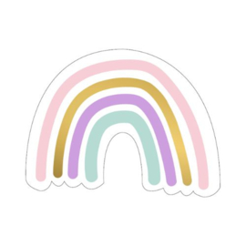 Regenboog - sticker