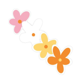 Madelief bloemen - stickers