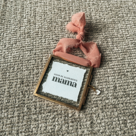 Voor de liefste mama - lijstje