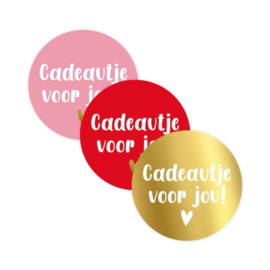 Cadeautje voor jou - sticker