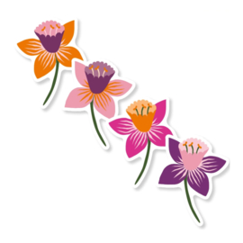 Bloemen - sticker