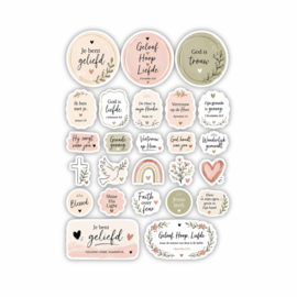 Christelijke stickers | Stickervel
