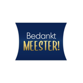 Bedankt meester - gondeldoosje