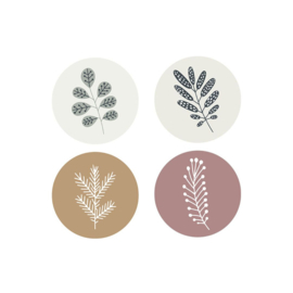 Forest Leaves assorti - sticker