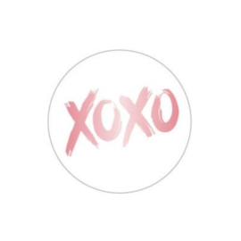 Sticker - XOXO roze