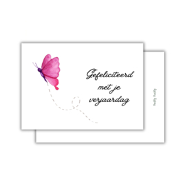 Gefeliciteerd met je verjaardag - wenskaart