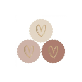 Sticker - Hartjes zachte tint