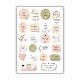 Christelijke stickers - Engels