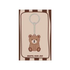 Beer Sleutelhanger – Knuffelbaar en Lief