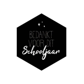 Bedankt voor dit schooljaar - sticker