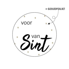 Voor.. van Sint - sint sticker