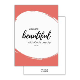 You are beautiful... - christelijke kaart