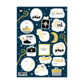 Stickervel Sinterklaas - stickers