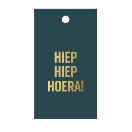 Hiep Hiep Hoera - kadolabel