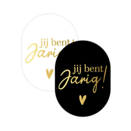 Jij bent jarig! - sticker