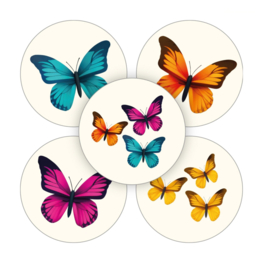 Vlinders - sticker