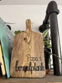 Papa’s borrelplank - broodplank