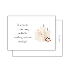 Ik wens jou vrede, ... - kerstkaart