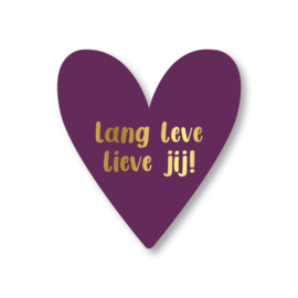Lang leve lieve jij - kaart