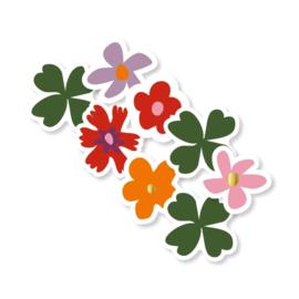 Stickers Bloem en Klaver