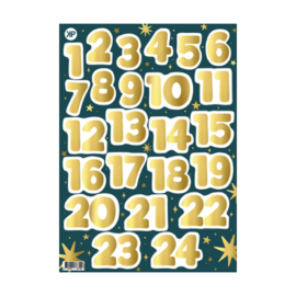 Adventskalender stickers