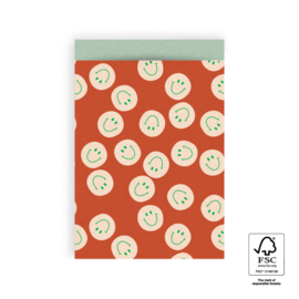 Kadozakje Smiley peach – 17x25cm