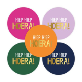 Hiep Hiep Hoera - sticker
