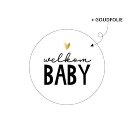 Sticker - Welkom baby