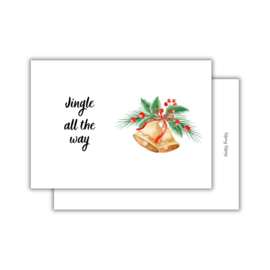 Jingle all the way - kerstkaart