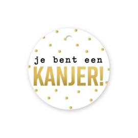 Je bent een kanjer - kadolabel