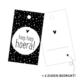 Hiep Hiep Hoera - kadolabel