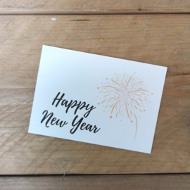 Happy New Year - kerstkaart