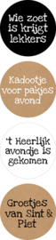 Sinterklaas - assorti - sint sticker