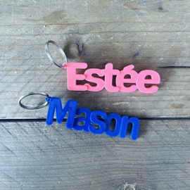 Gepersonaliseerde Naam Sleutelhanger