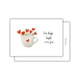 Een kopje liefde voor jou - kaart