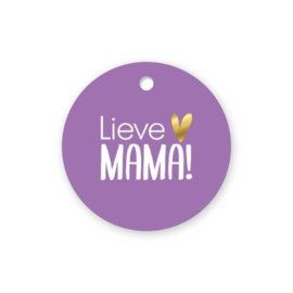 Lieve mama - kadolabel