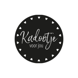 Sticker - Kadootje voor jou - XL