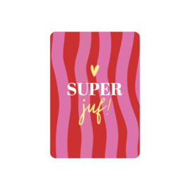 Super juf - kaart