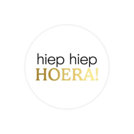 Hiep Hiep Hoera - sticker