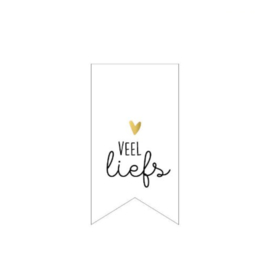 Veel liefs - sticker