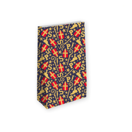 Sinterklaas blokbodemzakje - 14 x 8 x 26cm