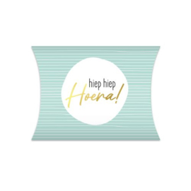 Gondeldoosje ‘Hiep hiep hoera’ mint – fris en feestelijk
