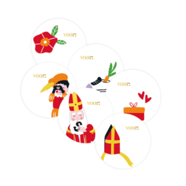 Voor.. - sinterklaas sticker