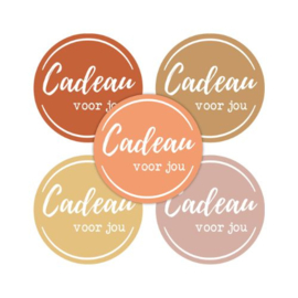 Cadeau voor jou - sticker