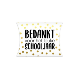 Bedankt voor het schooljaar - gondeldoosje