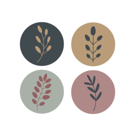 Basic Leaves Assorti - Sticker