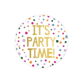 Sticker it's party time – vrolijke kleuren