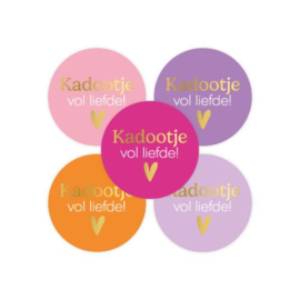 Kadootje vol liefde - sticker