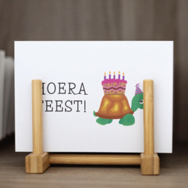 Hoera feest! - kaart
