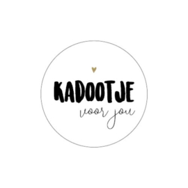 Kadootje voor jou - sticker